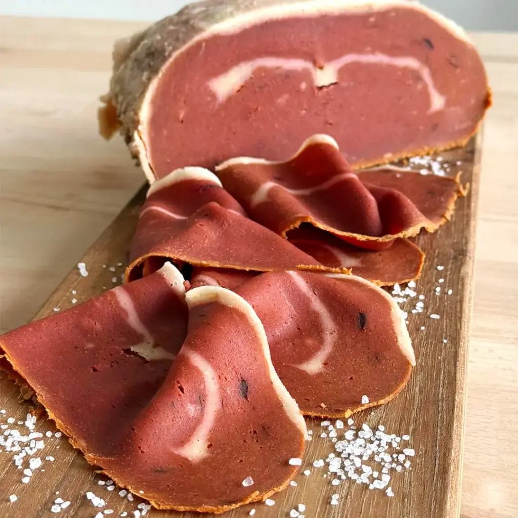 GranFetta vegetale - "Crudo" marinato al sale di Sicilia Bio