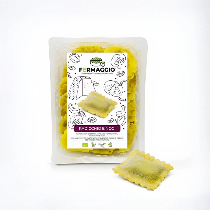 Ravioli Fermaggio®, radicchio e noci 250g Bio